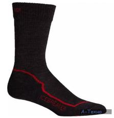 Термоноски Icebreaker Hike + Lite Crew MEN jet melange/red/black M (IBN D08 J70 M)