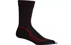Термоноски Icebreaker Hike + Lite Crew MEN jet melange/red/black XL (IBN D08 J70 XL) - Фото