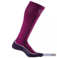Термоноски Icebreaker Ski Lite OTC WMN magenta/teardrop/lotus S (IBN 309 L43 S)