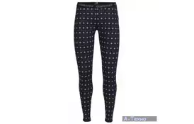 Термоштаны Icebreaker Oasis Leggings WMN align black/snow S (103 482 001 S) - Фото