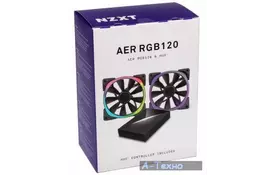 Кулер для корпуса NZXT AER 120MM FAN STARTER PACK (RF-AR120-C1) - Фото