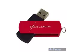 USB флеш накопитель eXceleram 8GB P2 Series Red/Black USB 2.0 (EXP2U2REB08) - Фото