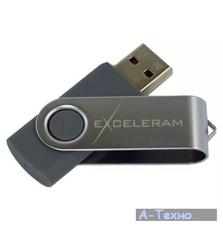 USB флеш накопитель eXceleram 16GB P1 Series Silver/Gray USB 2.0 (EXP1U2SIG16)