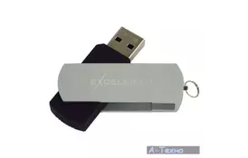USB флеш накопичувач eXceleram 16GB P2 Series Silver/Black USB 3.1 Gen 1 (EXP2U3SIB16) - Фото