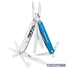 Мультитул LEATHERMAN Juice CS4- Columbia Blue с каданым чехлом (831984)