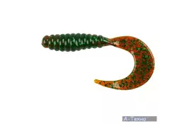 Силикон рыболовный Mann's 55мм моторное масло-хамелеон (20 шт.) (M-037 GNFMO) - Фото