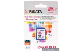 Карта памяти RiDATA SDHC 32GB Class 10 UHS-I (FF959224) - Фото