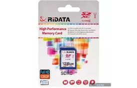 Карта памяти RiDATA SDXC 128GB Class 10 UHS-I (FF965522) - Фото