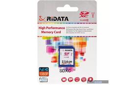 Карта памяти RiDATA SDXC 256GB Class 10 UHS-I (FF970342) - Фото
