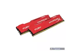 Модуль памяти для компьютера DDR4 16GB (2x8GB) 3200 MHz HyperX FURY Red Kingston (HX432C18FR2K2/16) - Фото