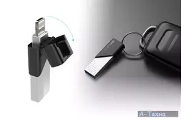 USB флеш накопичувач Silicon Power 32GB xDRIVE Z50 USB3.1/Lightning (SP032GBLU3Z50V1S) - Фото