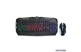 Комплект REAL-EL Gaming 9500 Kit Backlit, black - Фото