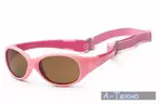 Детские солнцезащитные очки Koolsun Flex розовые (Размер 0+) (KS-FLPS000)