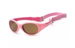 Детские солнцезащитные очки Koolsun Flex розовые (Размер 3+) (KS-FLPS003)