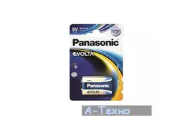 Батарейка PANASONIC Крона 6LR61 Evolta * 1 (6LR61EGE/1BP) - Фото