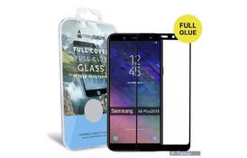 Скло захисне MakeFuture для Samsung A6 Plus 2018 Black Full Cover Full Glue (MGFCFG-SA618PB) - Фото