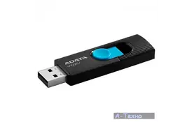 USB флеш накопитель ADATA 16GB UV220 Black/Blue USB 2.0 (AUV220-16G-RBKBL) - Фото