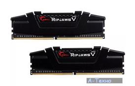 Модуль памяти для компьютера DDR4 16GB (2x8GB) 3200 MHz RipjawsV G.Skill (F4-3200C14D-16GVK) - Фото