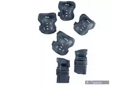 Комплект захисту Fila 60750969 2018 JR BOY FP GEARS BLK/RED XXS (8026473344047) - Фото