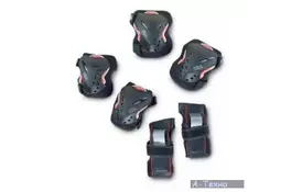 Комплект захисту Fila 60750867 2018 JUNIOR GEAR BLK/RED XS (8026473324995) - Фото