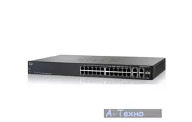 Коммутатор сетевой Cisco SG350-28P 28-port Gigabit POE Managed Switch (SG350-28P-K9-EU) - Фото