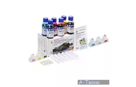 Комплект перезаправних картриджів WWM HP Photosmart (з АТ чіпами) (RC.HP177A) - Фото