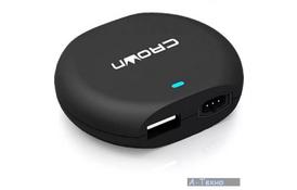 Блок живлення до ноутбуку Crown 90W, автомобильный, + USB 5V 2.1A (CMLC-3294) - Фото