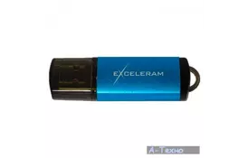 USB флеш накопитель eXceleram 32GB A3 Series Blue USB 3.1 Gen 1 (EXA3U3BL32) - Фото