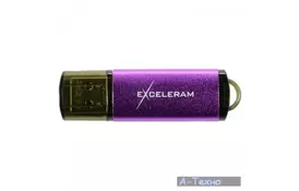 USB флеш накопичувач eXceleram 32GB A3 Series Purple USB 3.1 Gen 1 (EXA3U3PU32) - Фото