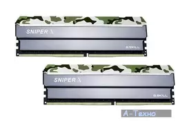 Модуль памяти для компьютера DDR4 16GB (2x8GB) 2400 MHz Sniper X G.Skill (F4-2400C17D-16GSXF) - Фото