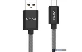Дата кабель USB 2.0 AM to Micro 5P 1.0m DCMQ Black Nomi (316210) - Фото