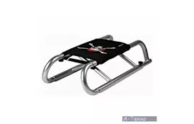 Санки Alpen Gaudi Alpen Alu Foldable Sled Skull черные (4020716499529) - Фото