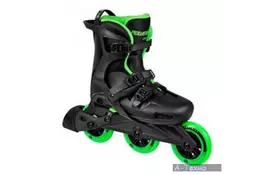 Роликовые коньки Powerslide 940607 WAVE Men 2018 3-Wheeler 100mm 39,0-41,0 (4040333432532) - Фото