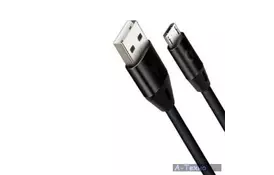 Дата кабель USB 2.0 AM to Micro 5P 1.0m Nova Black CORD (CDN-M1-2B) - Фото