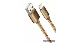 Дата кабель USB 2.0 AM to Micro 5P 1.0m Ace Champagne CORD (CDA-M1-2CH) - Фото