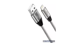 Дата кабель USB 2.0 AM to Lightning 2.0m Nova White CORD (CDN-L2-2W) - Фото