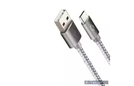Дата кабель USB Type-C 2A Ace Silver 1m CORD (CDA-T1-2SI) - Фото