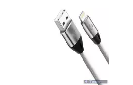 Дата кабель USB 2.0 AM to Lightning 1.0m Nova White CORD (CDN-L1-1W) - Фото