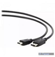 Кабель мультимедийный Display Port to HDMI 10.0m Cablexpert (CC-DP-HDMI-10M)