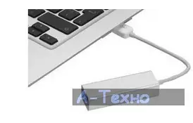 Переходник USB Ethernet Adapter Apple (MC704ZM/A) - Фото