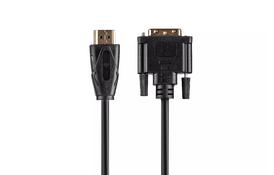 Кабель 2E HDMI to DVI 24+1, Molding Type, 1.8m, Black - Фото