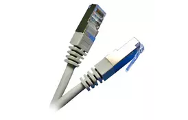 Патч-корд 7м, FTP, cat.5e, CU, 24AWG, grey Kingda (KD-PAFT4700GY)  - Фото