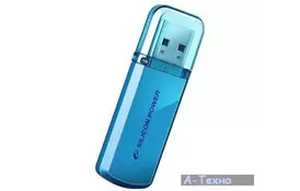 USB флеш накопитель Silicon Power 16Gb Helios 101 blue (SP016GBUF2101V1B) - Фото