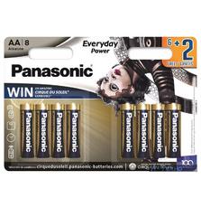 Батарейка PANASONIC AA LR6 Everyday Power Cirque du Soleil * 8 (LR6REE/8B2FCDS)