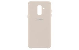 Чехол Samsung для Galaxy A6+ 2018 (A605) Flip Dual Layer Gold - Фото