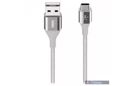 Дата кабель USB 2.0 AM to Type-C 1.2m MIXIT DuraTek silver Belkin (F2CU059BT04-SLV) - Фото