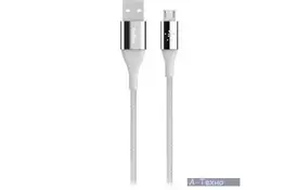 Дата кабель USB 2.0 AM to Micro 5P 1.0m MIXIT DuraTek silver Belkin (F2CU051bt04-SLV) - Фото