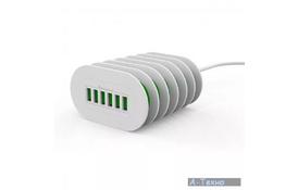 Зарядний пристрій ColorWay 6*USB 7.0A (CW-CHS07AW) - Фото