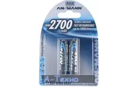 Аккумулятор Ansmann AA 2700mAh * 2 (5030852) - Фото