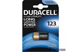 Батарейка Duracell CR 123 / DL 123 * 1 (5000394123106 / 5000784) - Фото